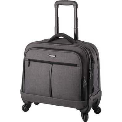 Lightpak Business Laptop Trolley Phoenix 360 Grad Rollen Polyester grau 46133