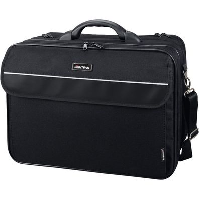 Lightpak Multifunktionstasche Corniche Laptopkoffer Case Polyester schwarz 46075