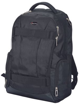 Rucksack HAWK Boargepäck Laptoprucksack Businessrucksack Polyester schwarz 24603