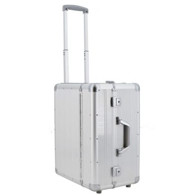 SONOVO XXL Pilotenkoffer Trolley Business Aktenkoffer Aluminium silber 45165