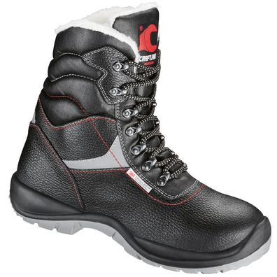 Winterhude ÜK 33401, Winter-Schnürstiefel, EN ISO 20345 S3, Schwarz, Gr.43