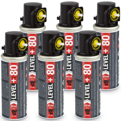 6 Stk. Gaskartusche 80mm für gasbetriebene Setzgeräte Stiftnagler | RM80