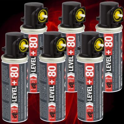 6 Stk. Gaskartusche 80mm für Stiftnagler | gasbetriebene Setzgeräte RM80