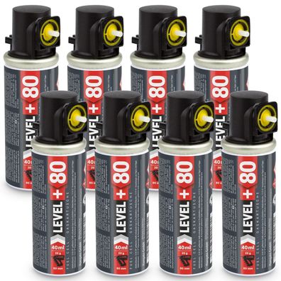 8 Stk. Gaskartusche Ganzjahresgas 80mm für Stiftnagler LEVEL PLUS RM80
