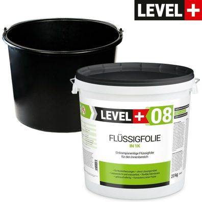 20kg Flüssigfolie + kostenlos 20L Mörteleimer PVC Abdichtung SET403