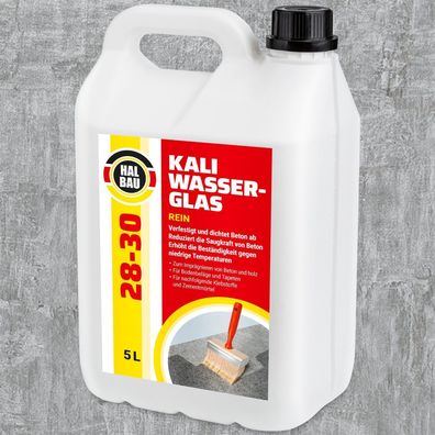 5L Kaliwasserglas 28-30 Grundierung Konservierung Betonimprägnierung Holzschutz