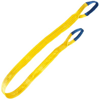 Hebeband, WLL 3000 kg, Gelb 2-Lagig, 90mm breit, SF 7 3 Länge: 4 m