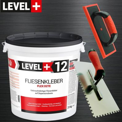 20kg PROFI Set Fliesenkleber Fugbrett Zahnglätter Kleber Getriebequalität SET204