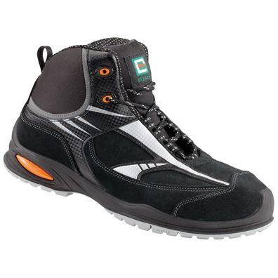 PERITO S3 Schnürstiefel ELYSEE® Schwarz/Silber - EN ISO 20345 S3 SRC, Gr.42