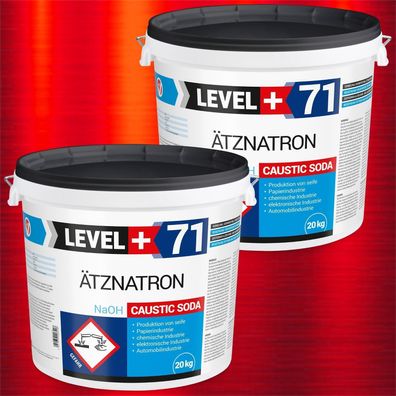 40 kg Ätznatron, NaOH Natriumhydroxid Perlen Caustic Soda RM71