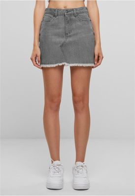 Urban Classics Damen Jeanskleid Ladies Heavy Mini Denim Skirt TB6833