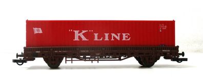 Roco H0 4399W Containerwagen K-Line Transcontainer KKK OVP (2024h)