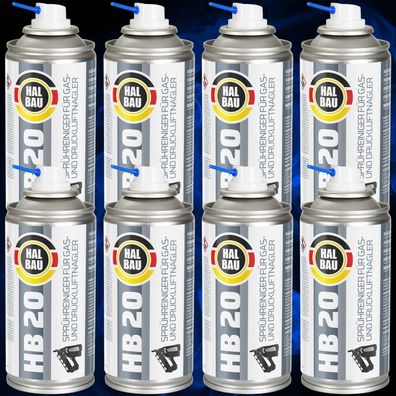 Reinigungsspray für Gasnagler Druckluftnagler für Tacker HB20 8x150ml