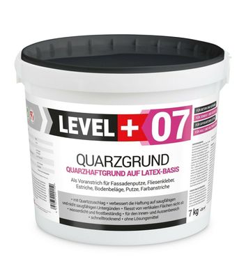 Quarzgrund 7Kg Putz Grundierung Putzgrund Haftputzgrund LEVEL+ RM07