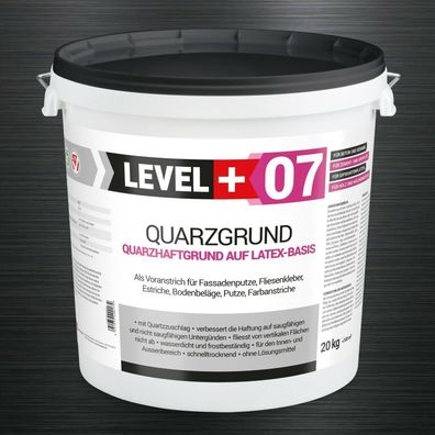 Quarzgrund Putz Grundierung Putzgrund Haftputzgrund 20Kg LEVEL+ RM07