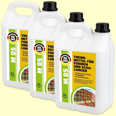 Trennmittel 15L für Schalungen Gips/ Beton/ Mörtel Schalöl Formentrennmittel M05