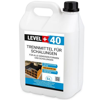 Trennmittel 5L für Formen/Schalungen Schalungsöl Gips/Beton verfärbungsfrei RM40