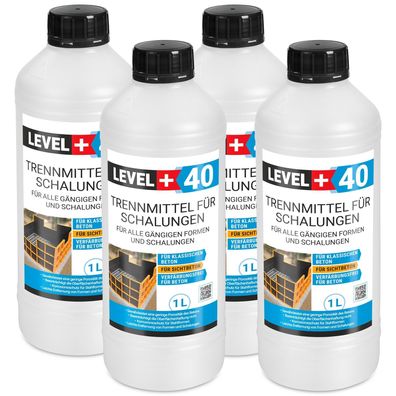 Trennmittel für Formen/Schalungen 4L Schalungsöl Gips/Beton verfärbungsfrei RM40