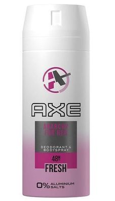 Axe Anarchy Damen Deodorant 150ml, Frische & Selbstbewusstsein