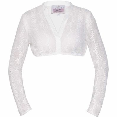MarJo Dirndlbluse Edisa-Linda creme weiß - Größe: 40