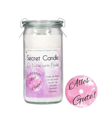 Candle Factory Secret Candle Alles Gute 1 St