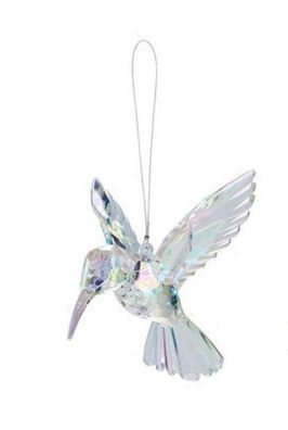 Gift Company Birds, Kolibri, L10cm, transparent 1 St