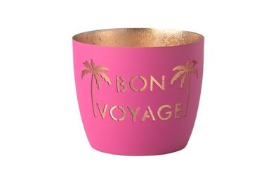 Madras, Windlicht, M, Bon voyage, neon purple/gold, 1156604082 1 St