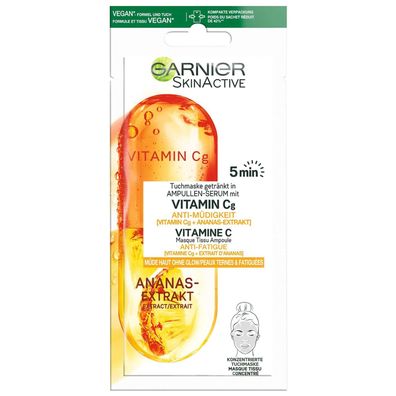 Garnier SkinActive Tuchmaske Vitamin C Anti-Müdigkeit 15 gr