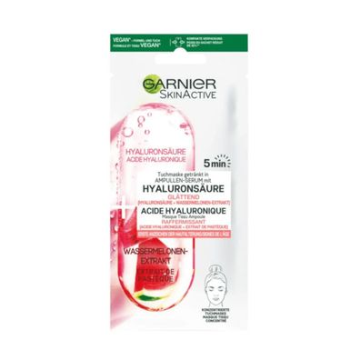 Garnier SkinActive Tuchmaske Hyaluronsäure glättend 15 gr