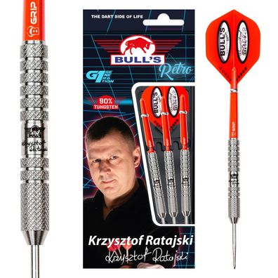 BULL'S Retro Krzysztof Ratajski Steel Dart / Verpackungseinheit 1 / 20 Gr