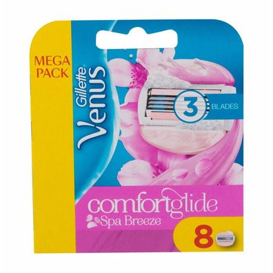 Gillette Venus Rasierklingen, Comfortglide Spa Breeze, 8 St