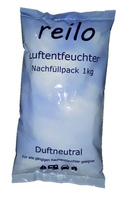 10x 1kg reilo Luftentfeuchter Nachfüllpack im Vliesbeutel, für Raumentfeuchter