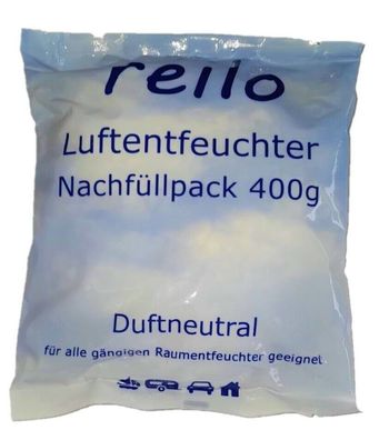 24x 400g reilo Raum- Luftentfeuchter Granulat im Vliesbeutel - Nachfüllpack