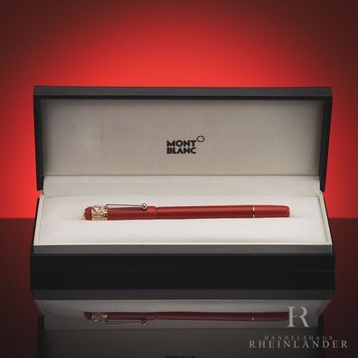 Montblanc Heritage Rouge et Noir Spider Metamorphosis Coral Rollerball ID 118233