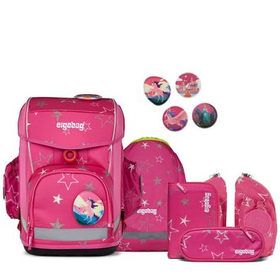 ergobag Cubo light Schulranzen Set 6tlg 2024 SternzauBär, SternzauBär, Mädchen