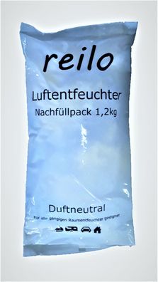 20x 1,2kg reilo Nachfüllpack mit Raum- / Luftentfeuchter Granulat im Vliesbeutel