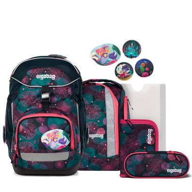 ergobag Pack Schulrucksack SET 6tlg 2024 KorallBär, KorallBär, Mädchen