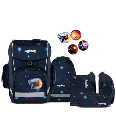 ergobag Cubo light GALAXY GLOW Edition SET 6tlg KoBärnikus, KoBärnikus, Jungen