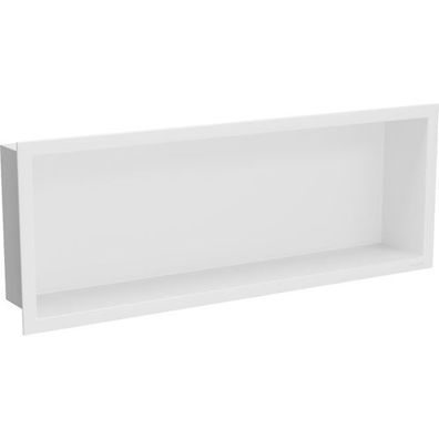 Mexen X-Wall-R Einbauregal mit Flansch 60 x 20 cm, Weiß - 1920602010