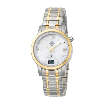 MasterTime Damen-Funkuhr Bicolor - MTLA-10311-13M