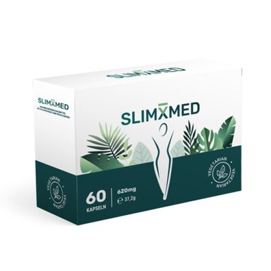 Slimxmed Kapseln - mit Garcinia Cambogia, Ingwer und Grüne - 60 Kapseln