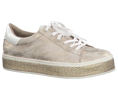 S. Oliver Sneaker 23636 Light Gold - Größe: 41
