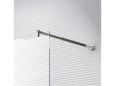 Glaszentrum Hagen - Stabilisator Stange - Eckig - Fix - 65-120cm - für Duschwand