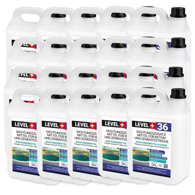 Dichtungsmittel Flüssig Mörtelzusatzmittel 100L für Zementestriche und Beton RM36