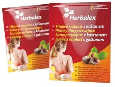 Herbalex Wärmendes Kräuter-Pflaster mit Rosskastanie