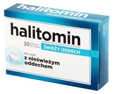 Halitomin Halitosis Gegen Mundgeruch Thymiankraut Zinc Mentol 30 Tabletten