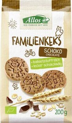 Allos 6x Familienkeks Schoko 200g