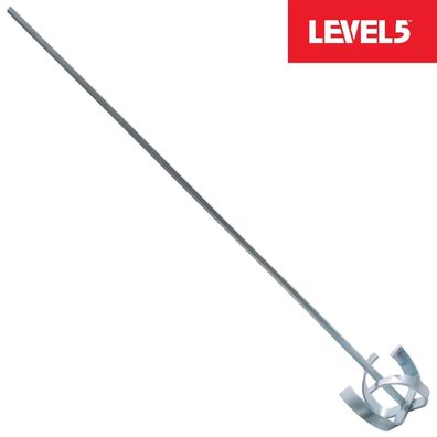 LEVEL5 28" 71cm Mischer Mörtelrührer Rührstab Mörtelmischer Gipsrührer 5-294