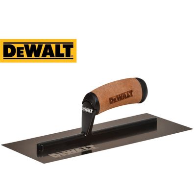 DeWalt 12"/305mm Glätt- Gipserkelle EStahl Ledergriff 120x305x0,7 flach 2-961