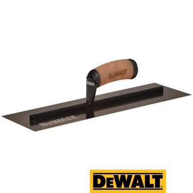 DeWalt 16" Glätte - Gipserkelle Edelstahl Leder Griff 120x406x0,7mm flach 2-963